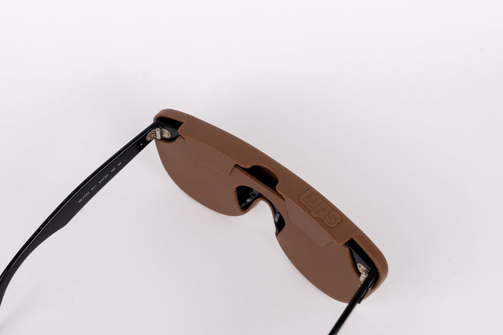 Funda de gafas de silicona flexible - Chocolate-1