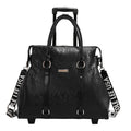 BOLSO CON RUEDAS MONOGRAMA (NEGRO)-0