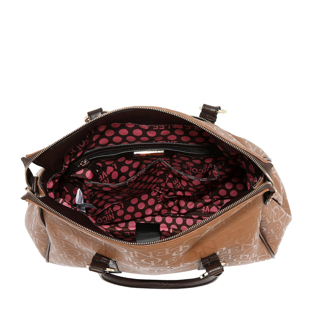 BOLSO CON RUEDAS MONOGRAMA (NEGRO)-3