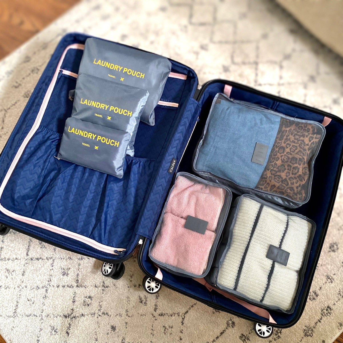 Set de 6 organizadores para maleta
