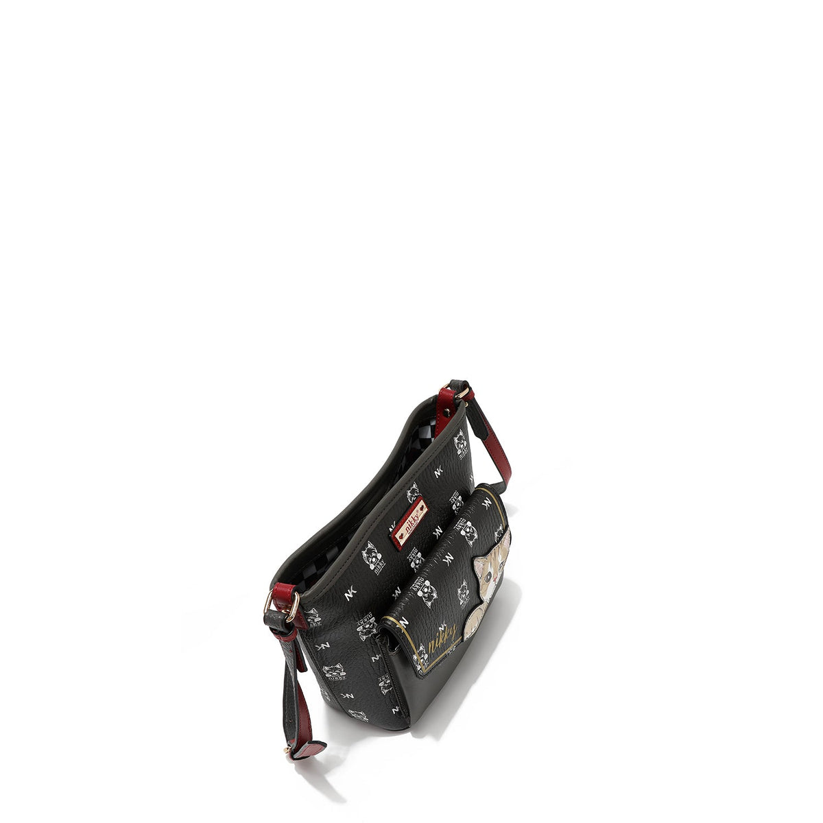 Bandolera Nikky "Finds Meow" - Negro