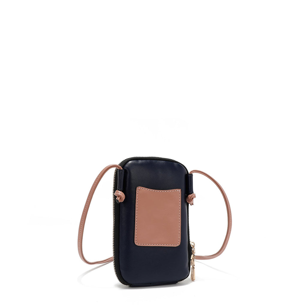 BOLSO CRUZADO CON CREMALLERA PARA TELÉFONO/CARTERA (URBAN COFFEE DREAM)
