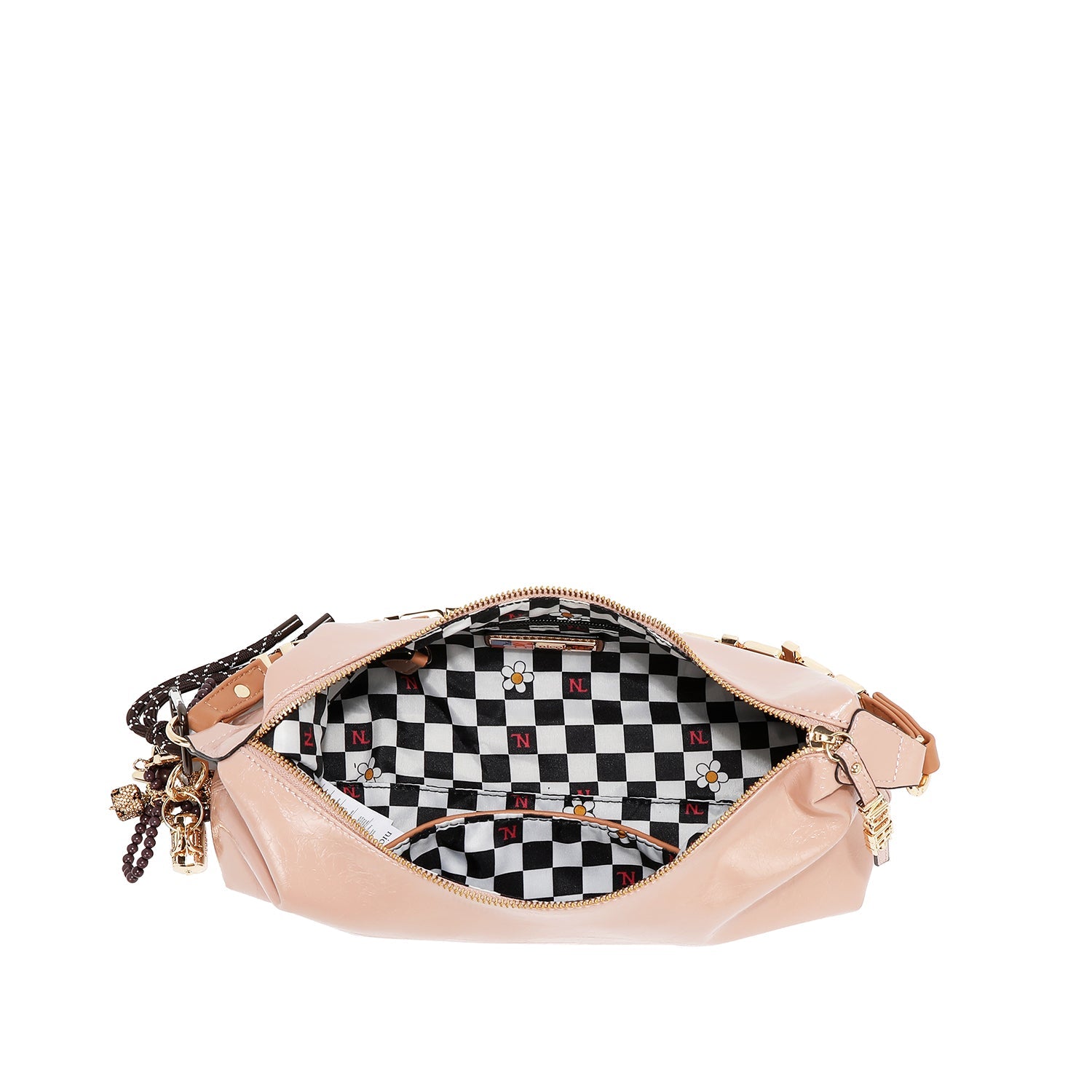 BOLSO DE HOMBRO LUXE SHIMMER (MARRON)-3