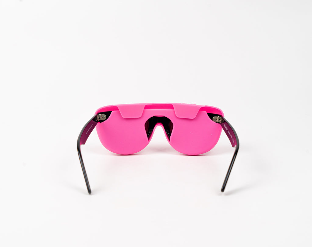 Funda de gafas de silicona flexible - Rosa chicle-1