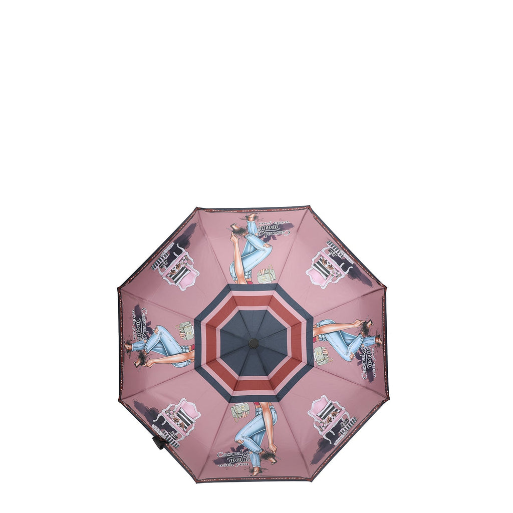 Paraguas Plegable Estampado Nicole Lee